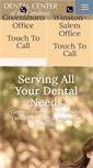 Mobile Screenshot of dentalcenterofthecarolinas.com